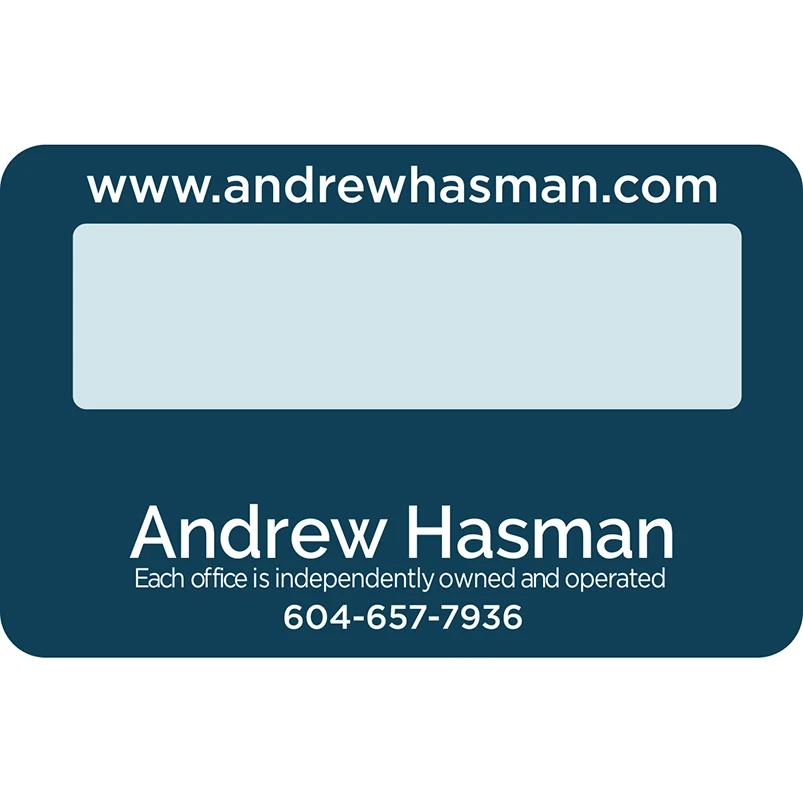 Magnifier Business Card with Insert preview